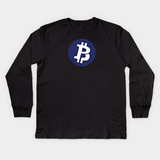 Bitcoin Private - BTCP Official Logo Kids Long Sleeve T-Shirt